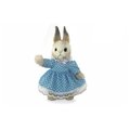 Hansa 11 in. Bunny Girl Plush Toys 7833
